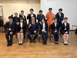 入社式が行われました🌸